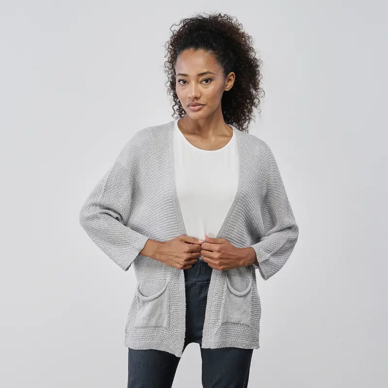 LOKITA Cardigan Donna Grigio 2661097