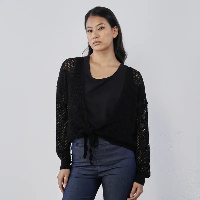 LOKITA Cardigan Donna Nero 2665394