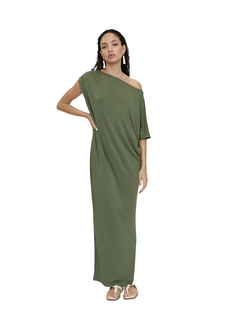 Abito Donna Kaki miniatura 3