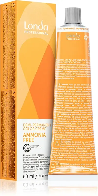 Professional Crema colorazione semi-permanente per capelli senza ammoniaca colore 6/45 60 ml