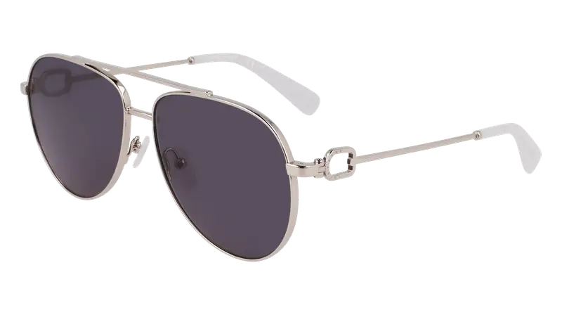 Longchamp Occhiali da sole Donna Argento 885351