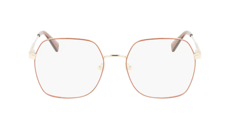 LONGCHAMP Donna LO2148 727 Montature da vista Metallo Oro Squadrata Normale Fotocromatiche miniatura 2