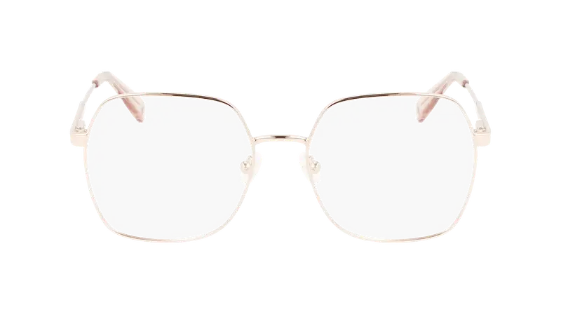 LONGCHAMP Donna LO2148 770 Montature da vista Metallo Oro Squadrata Normale Fotocromatiche miniatura 2
