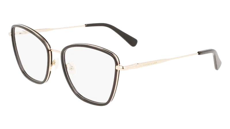 LONGCHAMP Donna LO2150 001 Montature da vista Metallo Nero  Farfalla Normale Fotocromatiche