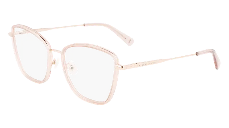 LONGCHAMP Donna LO2150 610 Montature da vista Metallo Rosa  Farfalla Normale Fotocromatiche