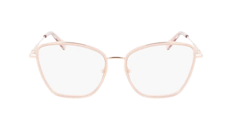 LONGCHAMP Donna LO2150 610 Montature da vista Metallo Rosa Farfalla Normale Fotocromatiche miniatura 2