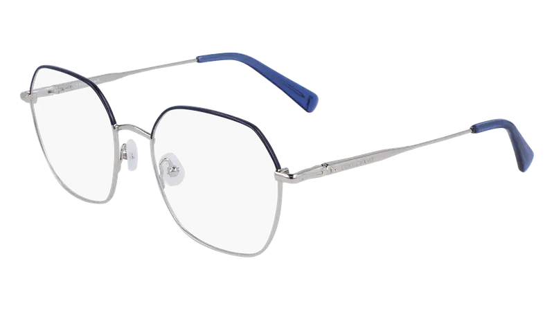 LONGCHAMP Donna LO2152 042 Montature da vista Metallo Argento  Squadrata Normale Fotocromatiche