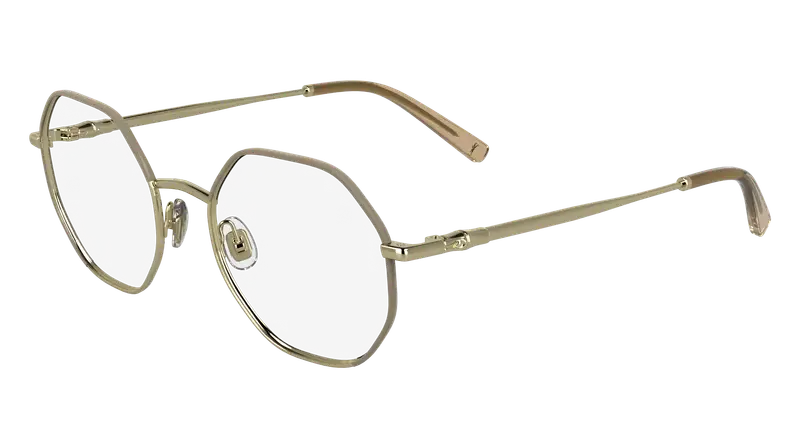 LONGCHAMP Donna LO2166 727 Montature da vista Metallo Oro  Squadrata Normale