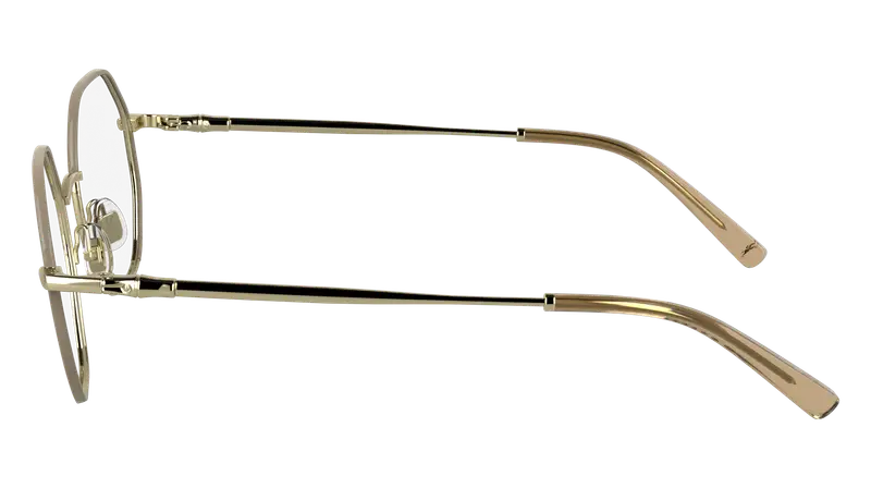 LONGCHAMP Donna LO2166 727 Montature da vista Metallo Oro Squadrata Normale miniatura 2