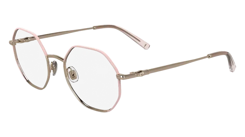 LONGCHAMP Donna LO2166 774 Montature da vista Metallo Oro  Squadrata Normale