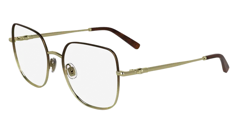 LONGCHAMP Donna LO2167 726 Montature da vista Metallo Oro  Farfalla Normale