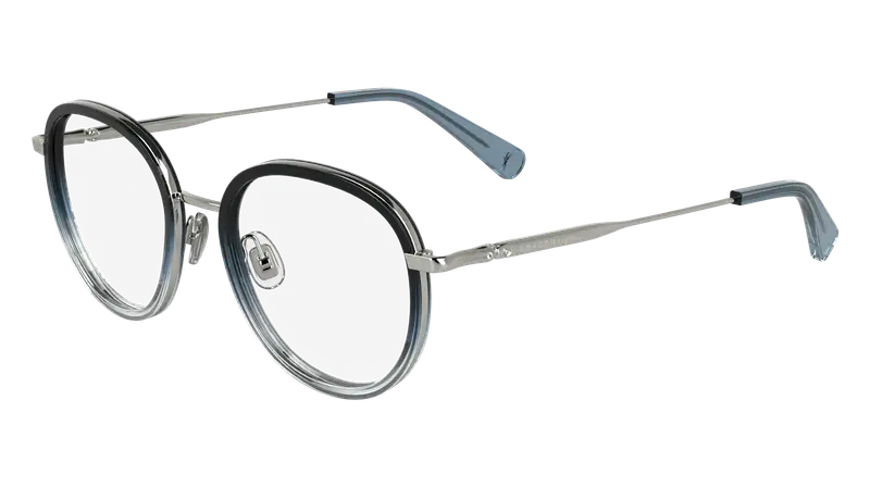 LONGCHAMP Donna LO2168 042 Montature da vista Metallo Argento  Rotonda Normale