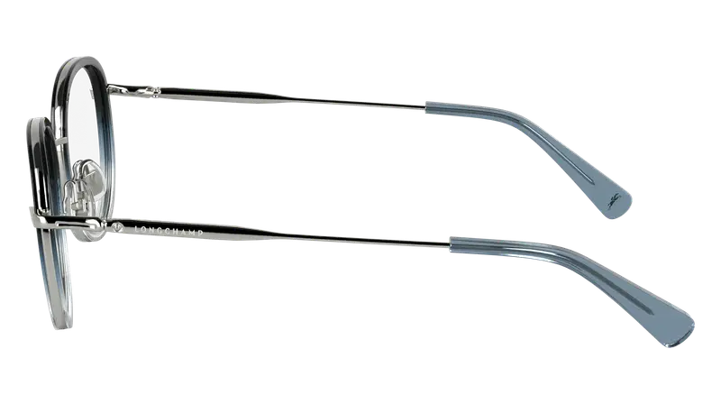 LONGCHAMP Donna LO2168 042 Montature da vista Metallo Argento Rotonda Normale miniatura 2