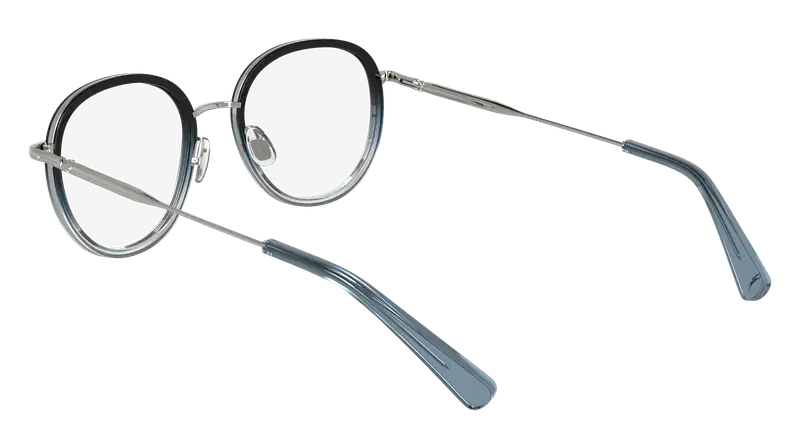 LONGCHAMP Donna LO2168 042 Montature da vista Metallo Argento Rotonda Normale miniatura 3