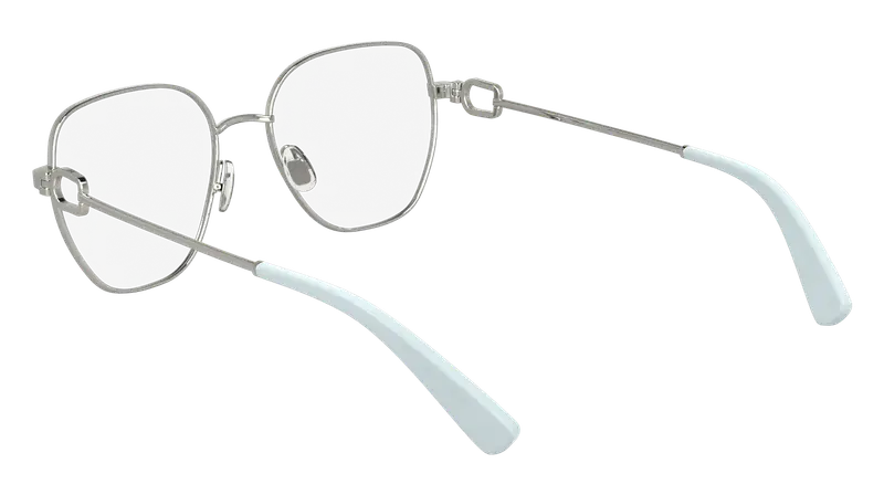 LONGCHAMP Donna LO2169 040 Montature da vista Metallo Argento Squadrata Normale miniatura 3