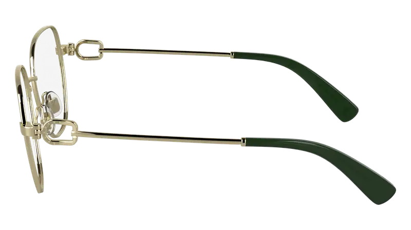 LONGCHAMP Donna LO2169 714 Montature da vista Metallo Oro Squadrata Normale miniatura 2