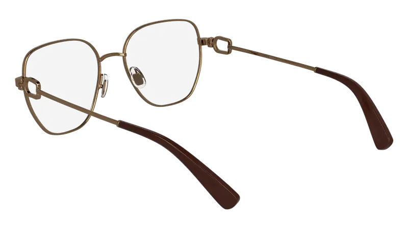 LONGCHAMP Donna LO2169 730 Montature da vista Metallo Oro Squadrata Normale miniatura 3