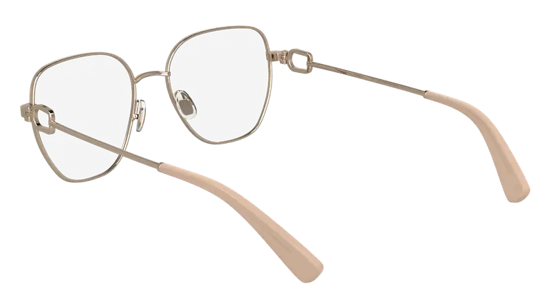 LONGCHAMP Donna LO2169 770 Montature da vista Metallo Oro Squadrata Normale miniatura 3