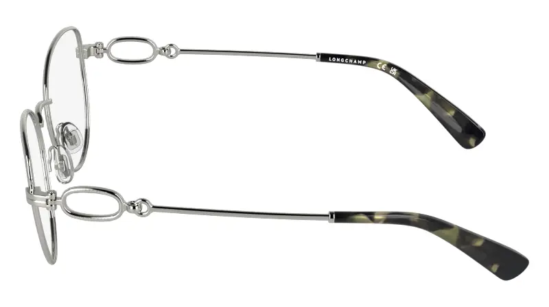 Donna LO2180 040 Montature da vista Metallo Argento Farfalla Normale miniatura 3