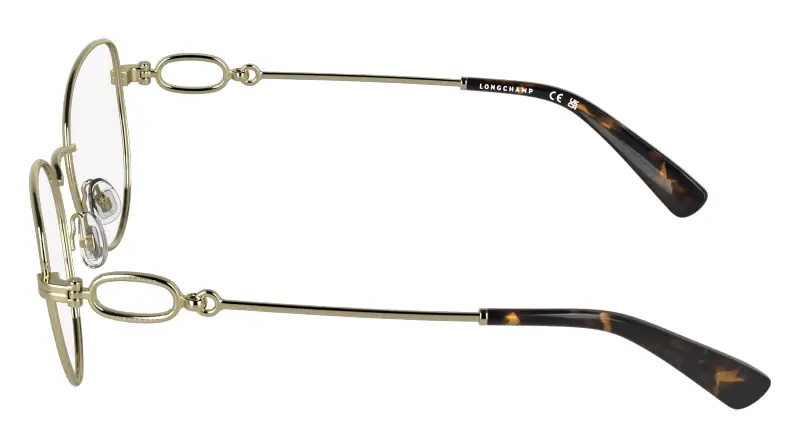 Donna LO2180 714 Montature da vista Metallo Oro Farfalla Normale miniatura 3