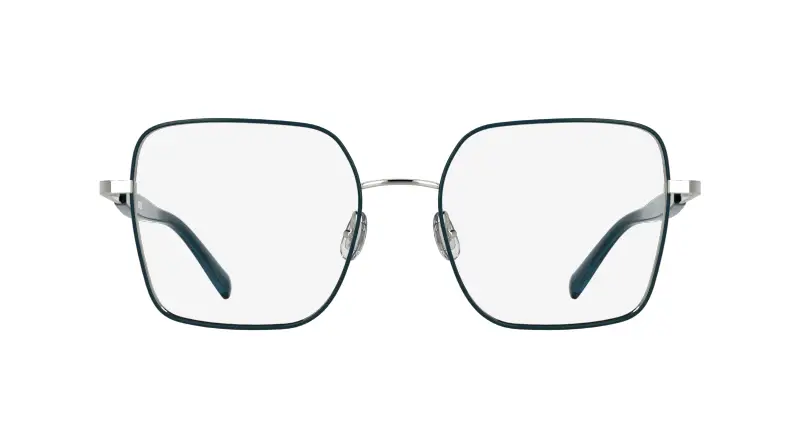 Donna LO2181 046 Montature da vista Metallo Argento Squadrata Normale miniatura 2