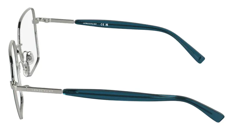 Donna LO2181 046 Montature da vista Metallo Argento Squadrata Normale miniatura 3