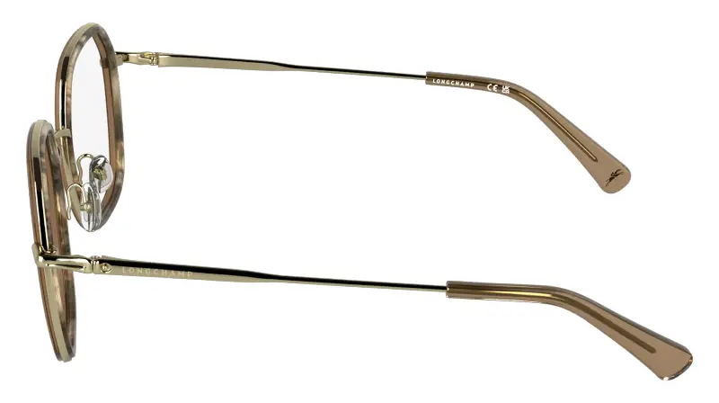 Donna LO2183 254 Montature da vista Metallo Marrone Squadrata Normale miniatura 3