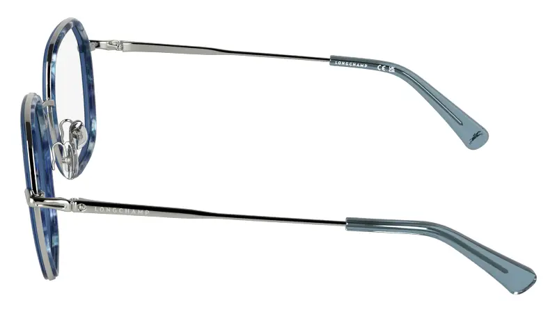 Donna LO2183 431 Montature da vista Metallo Blu Squadrata Normale miniatura 3