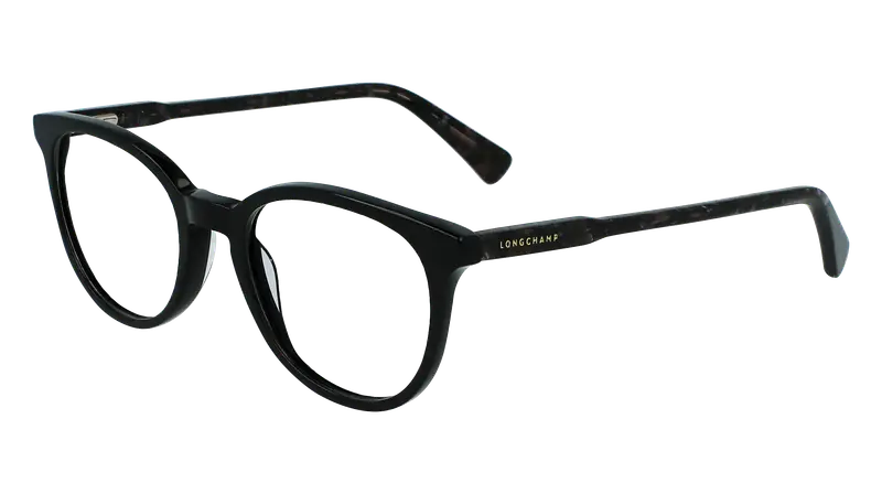 LONGCHAMP Donna LO2608 002 Montature da vista Acetato Nero  Squadrata Normale Fotocromatiche