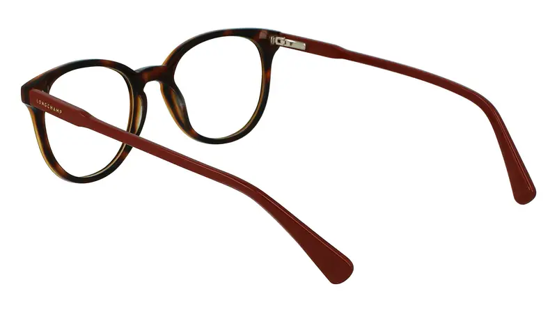 LONGCHAMP Donna LO2608 214 Montature da vista Acetato Havana Squadrata Normale Fotocromatiche miniatura 2