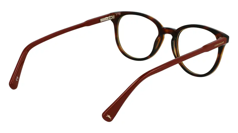 LONGCHAMP Donna LO2608 214 Montature da vista Acetato Havana Squadrata Normale Fotocromatiche miniatura 3