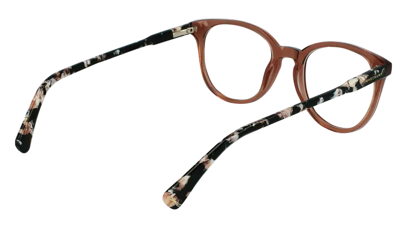 LONGCHAMP Donna LO2608 272 Montature da vista Acetato Nude Squadrata Normale Fotocromatiche miniatura 3