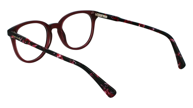 LONGCHAMP Donna LO2608 611 Montature da vista Acetato Rosso Squadrata Normale Fotocromatiche miniatura 2