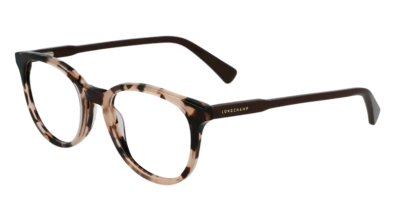 LONGCHAMP Donna LO2608 690 Montature da vista Acetato Rosa  Squadrata Normale Fotocromatiche