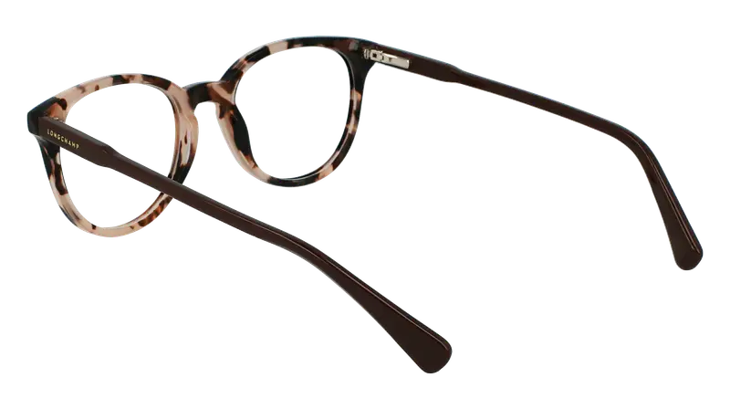 LONGCHAMP Donna LO2608 690 Montature da vista Acetato Rosa Squadrata Normale Fotocromatiche miniatura 2