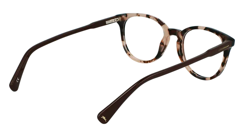 LONGCHAMP Donna LO2608 690 Montature da vista Acetato Rosa Squadrata Normale Fotocromatiche miniatura 3