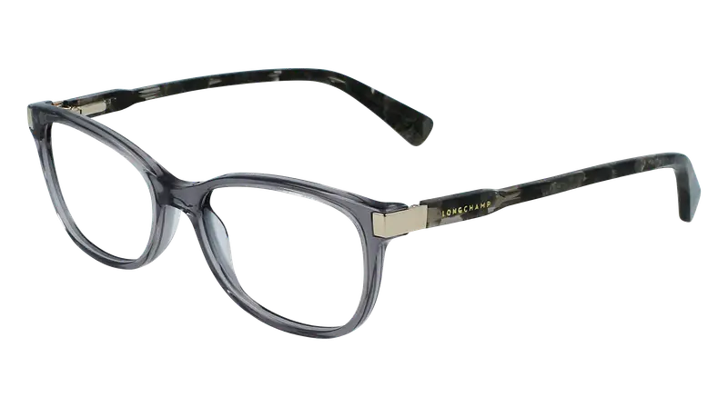 LONGCHAMP Donna LO2616 035 Montature da vista Acetato Grigio  Squadrata Normale Fotocromatiche