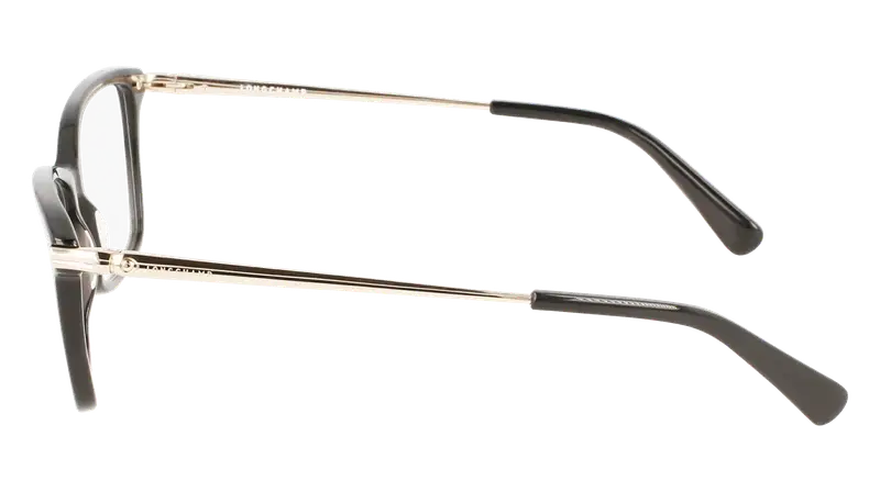 LONGCHAMP Donna LO2621 001 Montature da vista Acetato Nero Squadrata Normale Fotocromatiche miniatura 3