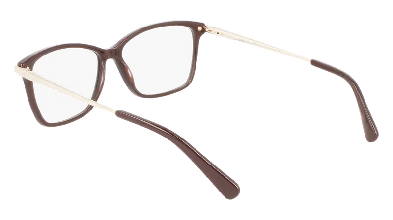 LONGCHAMP Donna LO2621 204 Montature da vista Acetato Marrone Squadrata Normale Fotocromatiche miniatura 2