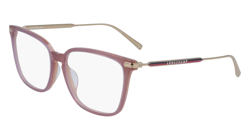 LONGCHAMP Donna LO2661 601 Montature da vista Acetato Rosa  Squadrata Normale Fotocromatiche