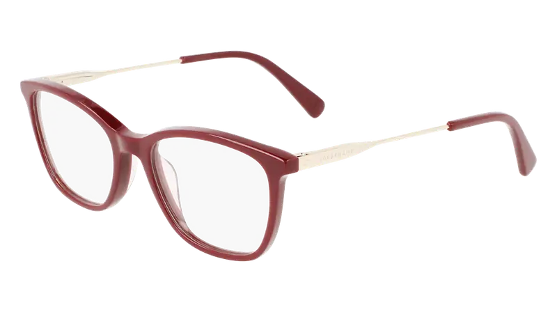 LONGCHAMP Donna LO2683 601 Montature da vista Acetato Bordeaux  Squadrata Normale Fotocromatiche