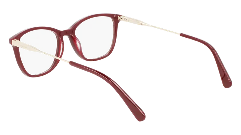 LONGCHAMP Donna LO2683 601 Montature da vista Acetato Bordeaux Squadrata Normale Fotocromatiche miniatura 2