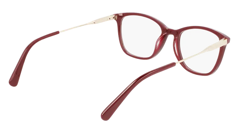 LONGCHAMP Donna LO2683 601 Montature da vista Acetato Bordeaux Squadrata Normale Fotocromatiche miniatura 3