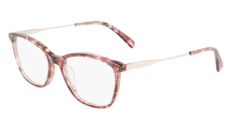 LONGCHAMP Donna LO2683 615 Montature da vista Acetato Rosa  Squadrata Normale Fotocromatiche