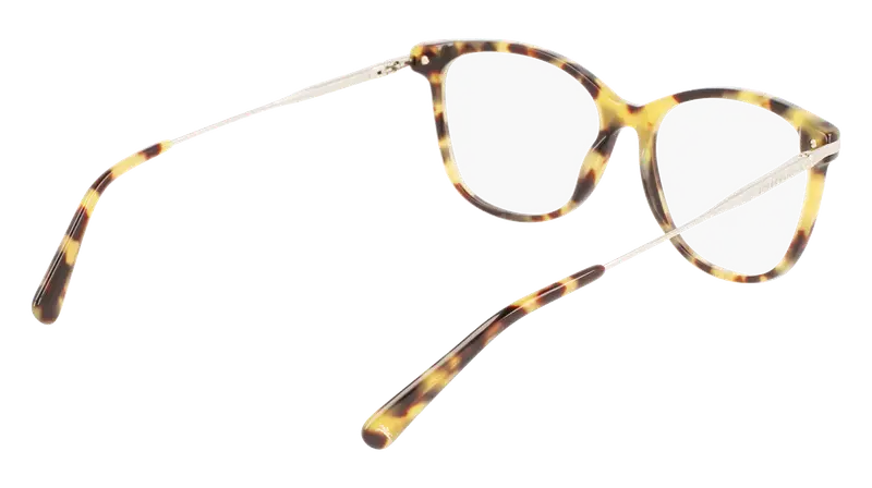 LONGCHAMP Donna LO2691 255 Montature da vista Acetato Havana Squadrata Normale Fotocromatiche miniatura 3