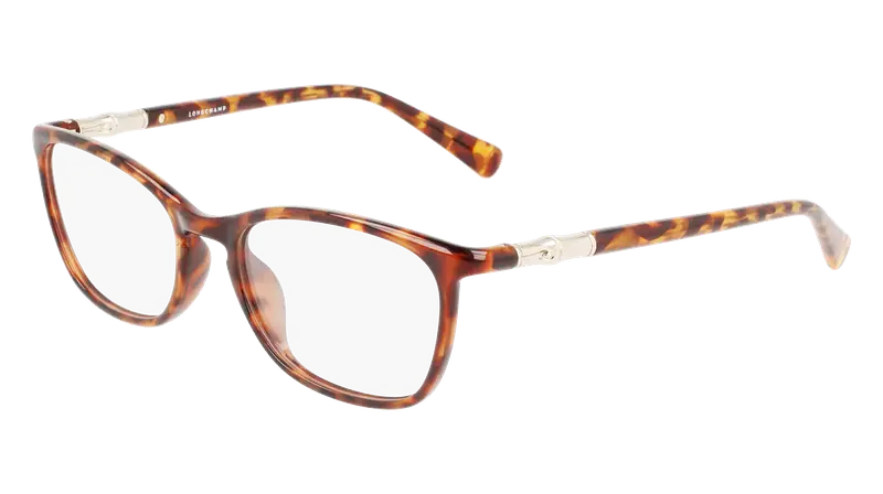 LONGCHAMP Donna LO2695 230 Montature da vista Bio-iniettato Havana  Squadrata Normale Fotocromatiche