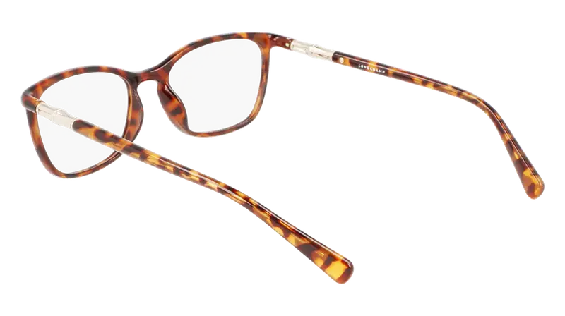 LONGCHAMP Donna LO2695 230 Montature da vista Bio-iniettato Havana Squadrata Normale Fotocromatiche miniatura 3