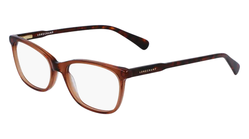 LONGCHAMP Donna LO2708 200 Montature da vista Acetato Marrone  Geometrica  Fotocromatiche