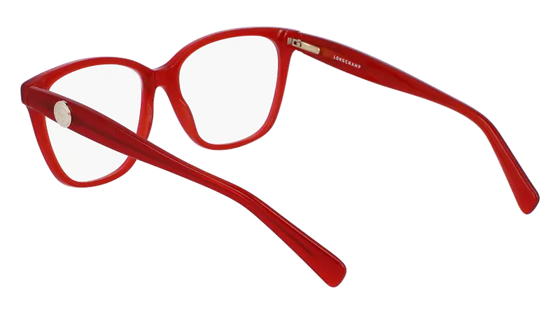 LONGCHAMP Donna LO2715 600 Montature da vista Acetato Rosso Squadrata Normale Normale miniatura 2