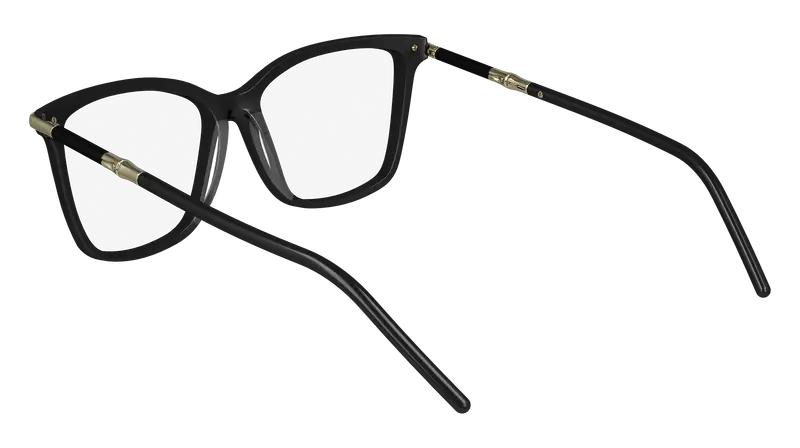 LONGCHAMP Donna LO2726 001 Montature da vista Acetato Nero Cat Eye Normale Normale miniatura 2